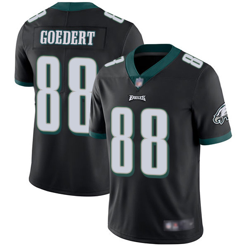 Men Philadelphia Eagles #88 Dallas Goedert Black Alternate Vapor Untouchable NFL Jersey Limited Player Football->nfl t-shirts->Sports Accessory